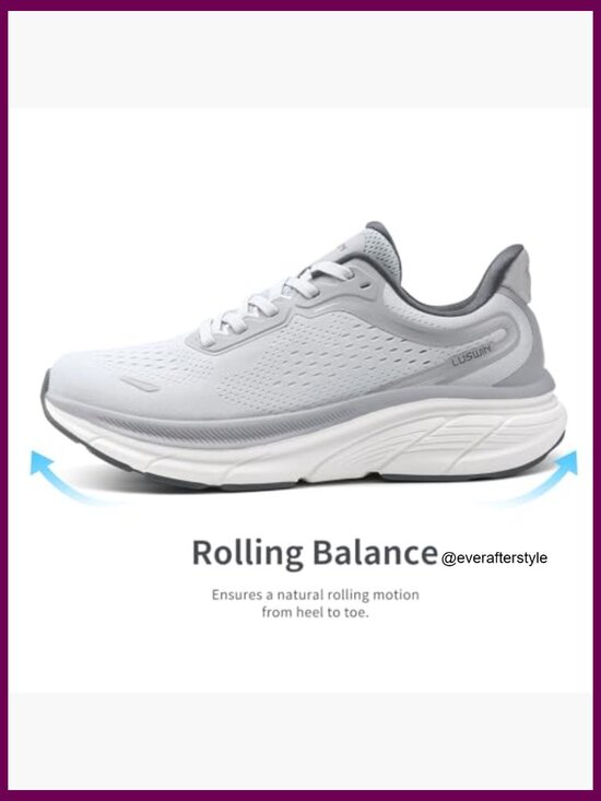 Lightweight Breathable Mesh Walking Running Sneakers with Cushioning main image 6